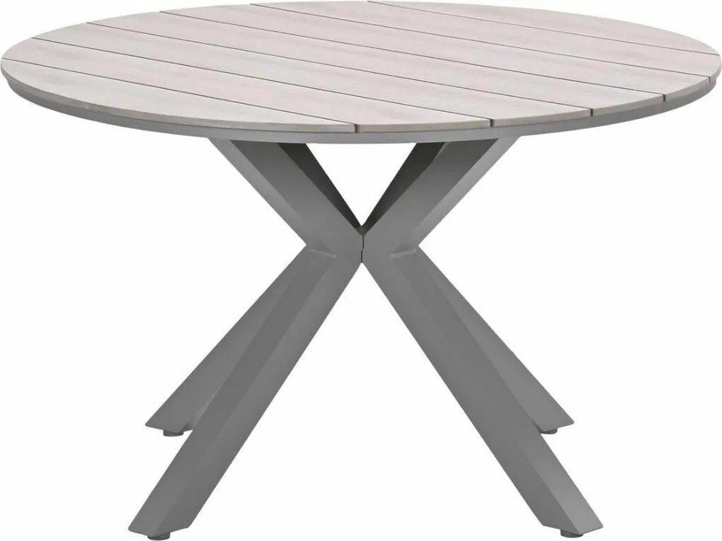 Garden Impressions Tarera tuinset 5-delig dakar sand - Tulli tuintafel Ø122x75 cm - light teak vironwood