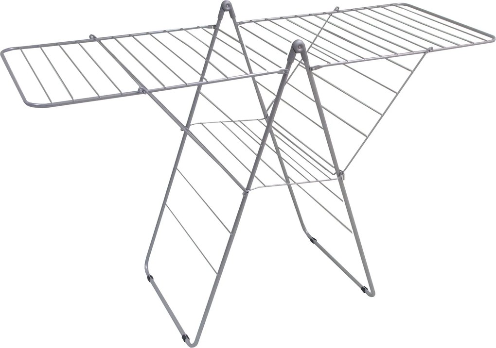 Practo Home elise grijs/grijs - Droogrek T-model - 60x160x102,5cm