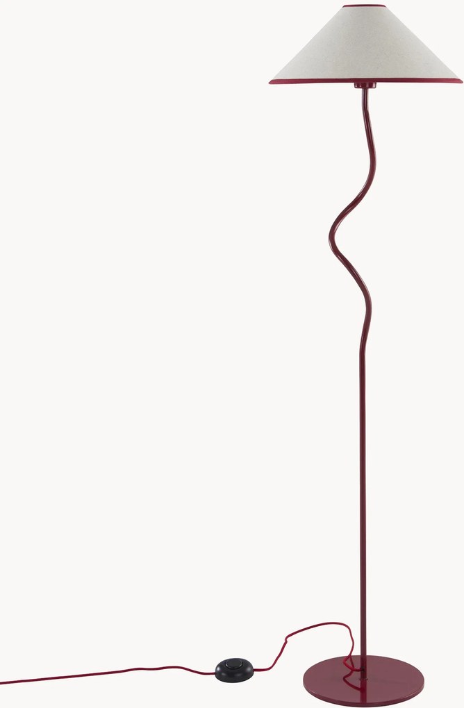 Vloerlamp Juliet van linnen