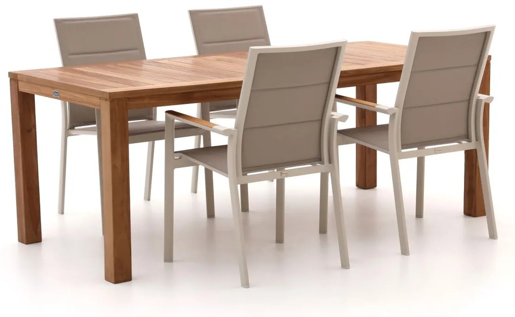 Bellagio Albinea/Oxford 200cm dining tuinset 5-delig stapelbaar