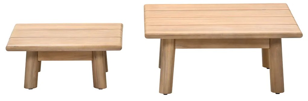 Garden Impressions San Namut loungetafels acacia white wash - set van 2