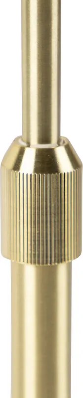 Tafellamp goud/messing met velours kap groen 25 cm - Parte