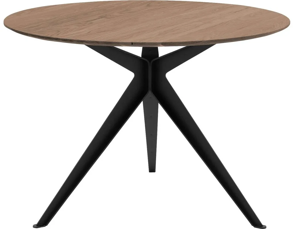 Goossens Excellent Eettafel Kopenhagen, Rond 110 x 110 cm