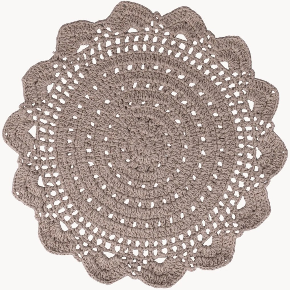 Katoenen placemat Crochet