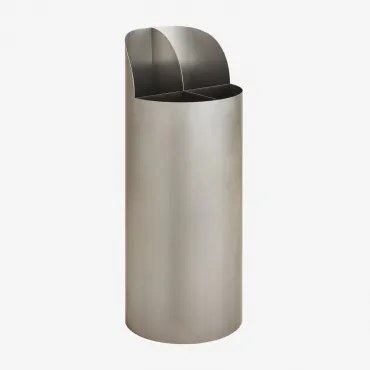 Parapluhouder Van Roestvrij Staal Maurizio Geborsteld Grijs - Sklum