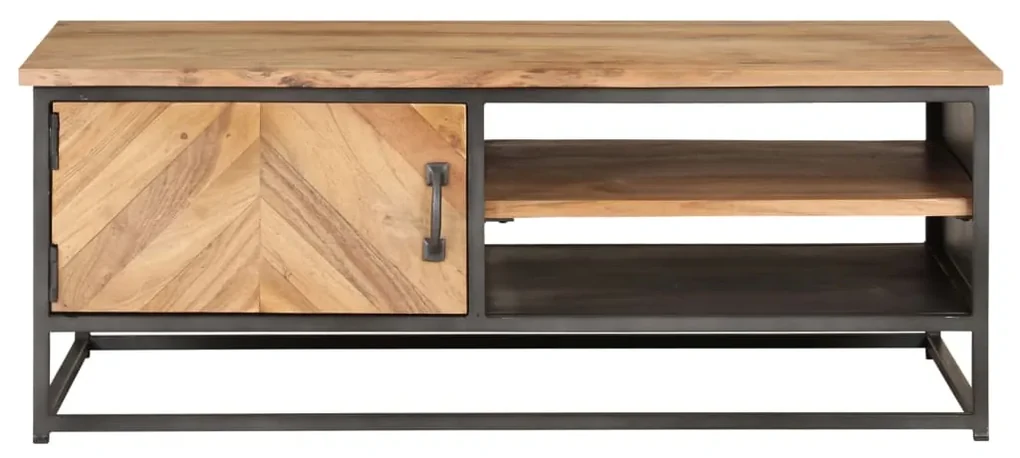 vidaXL Salontafel 90x50x35 cm massief acaciahout