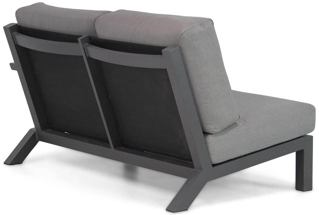 Dining Loungeset 5 personen Aluminium/teak Grijs 4 Seasons Outdoor Capitol/Lifestyle