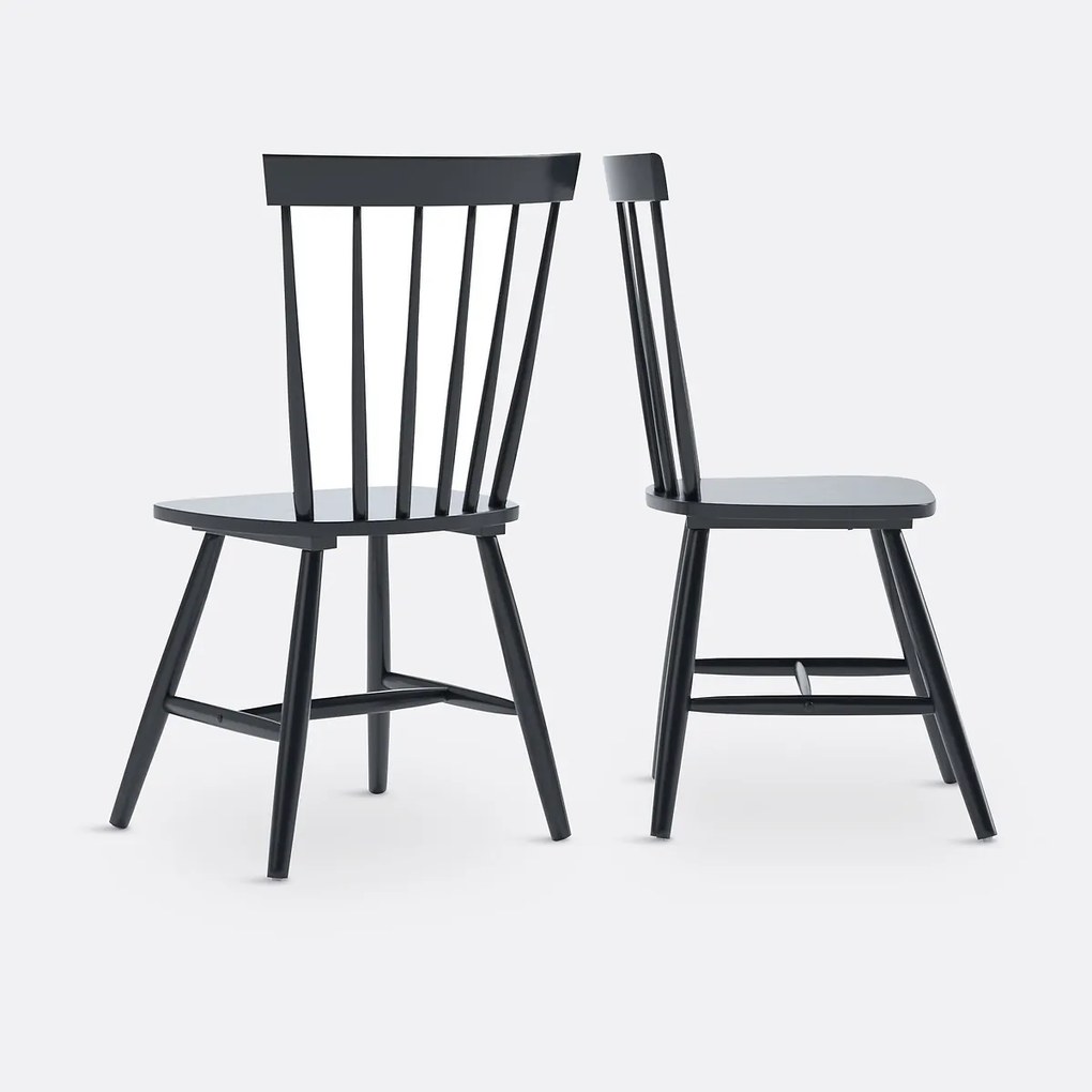 Set van 2 massief hevea barstoelen, JYKO