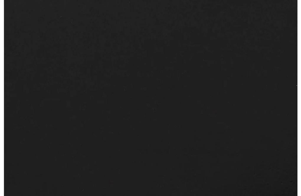 Goossens Salontafel Carmen rond, hout mdf zwart, stijlvol landelijk, 70 x 42 x 70 cm