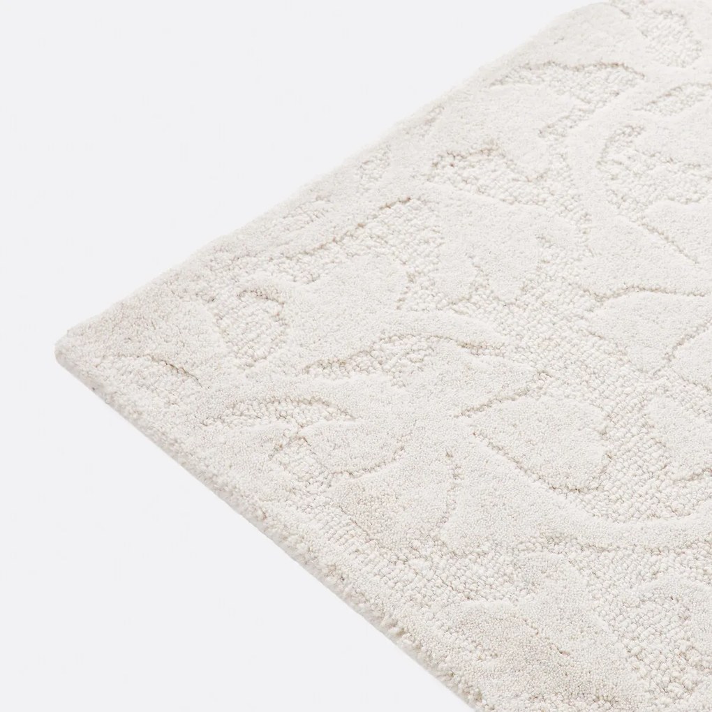 Wollen vloerkleed met bloemmotief, Tyma