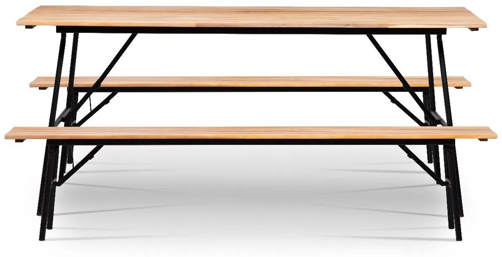 The Outsider Picknickset Inklapbaar - Vernon -  180 cm - Acacia - Garden Interiors