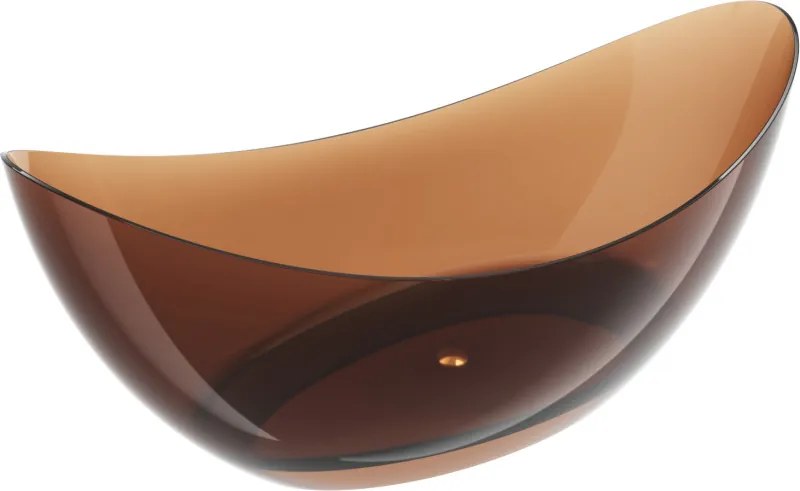 Mexen Vea earth vrijstaand transparant 180 x 80 cm, kurk chroom - 58091808005