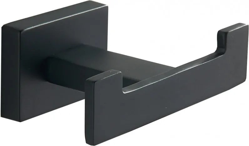 Mexen Arno dubbele handdoekhaak, zwart - 7020735-70