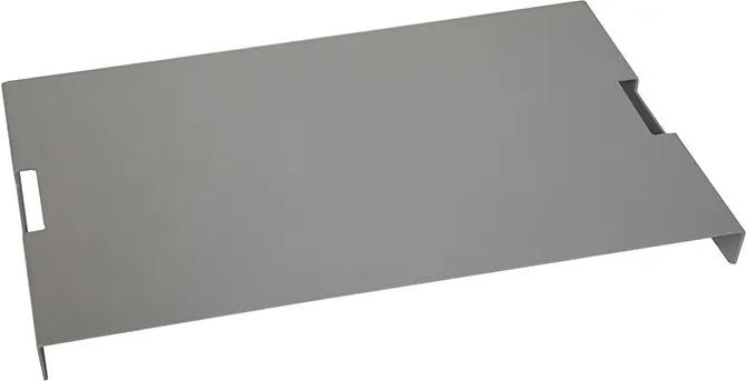 Aluminium dienblad 50x75 carbon grey