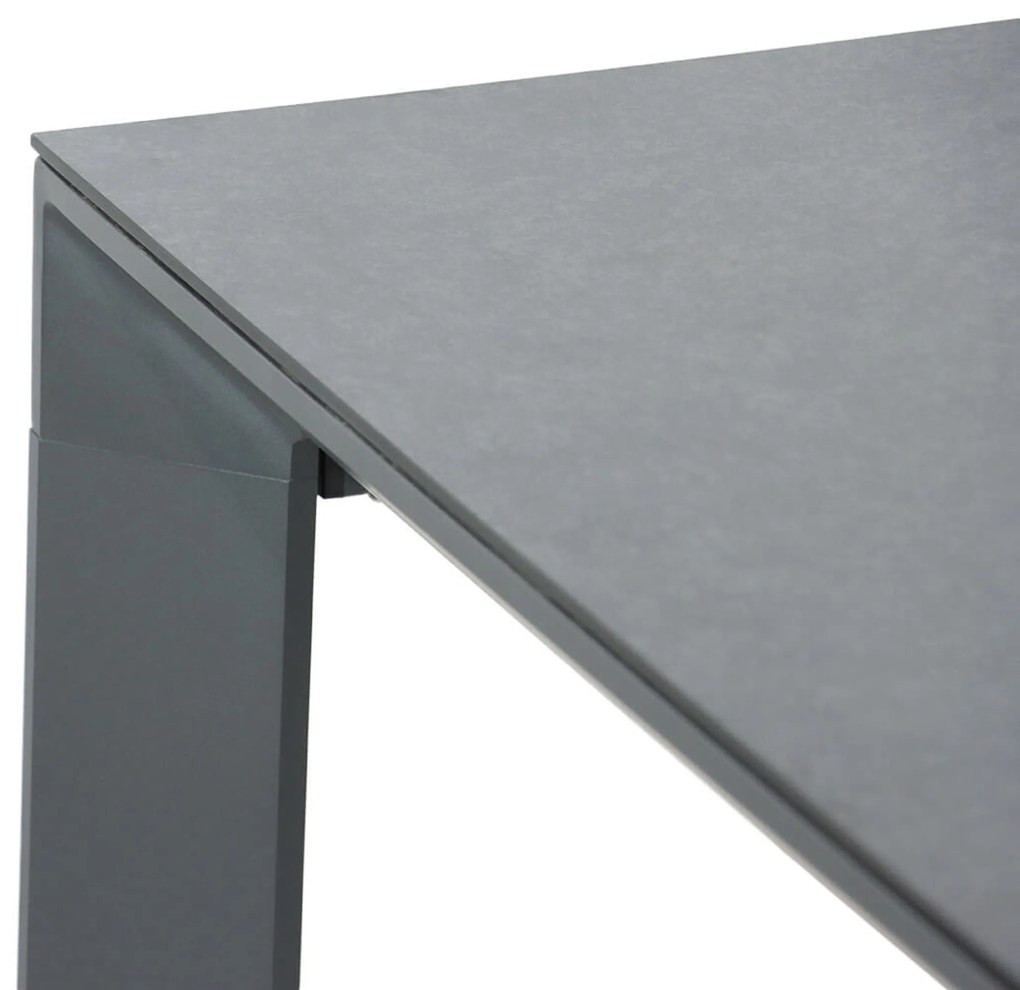 Tuinset 4 personen 180 cm Aluminium/textileen Grijs Osmen Joliet/Alicante