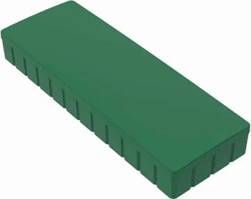 Magneet solid, ft 54 x 19 mm, groen, doos van 10 stuks