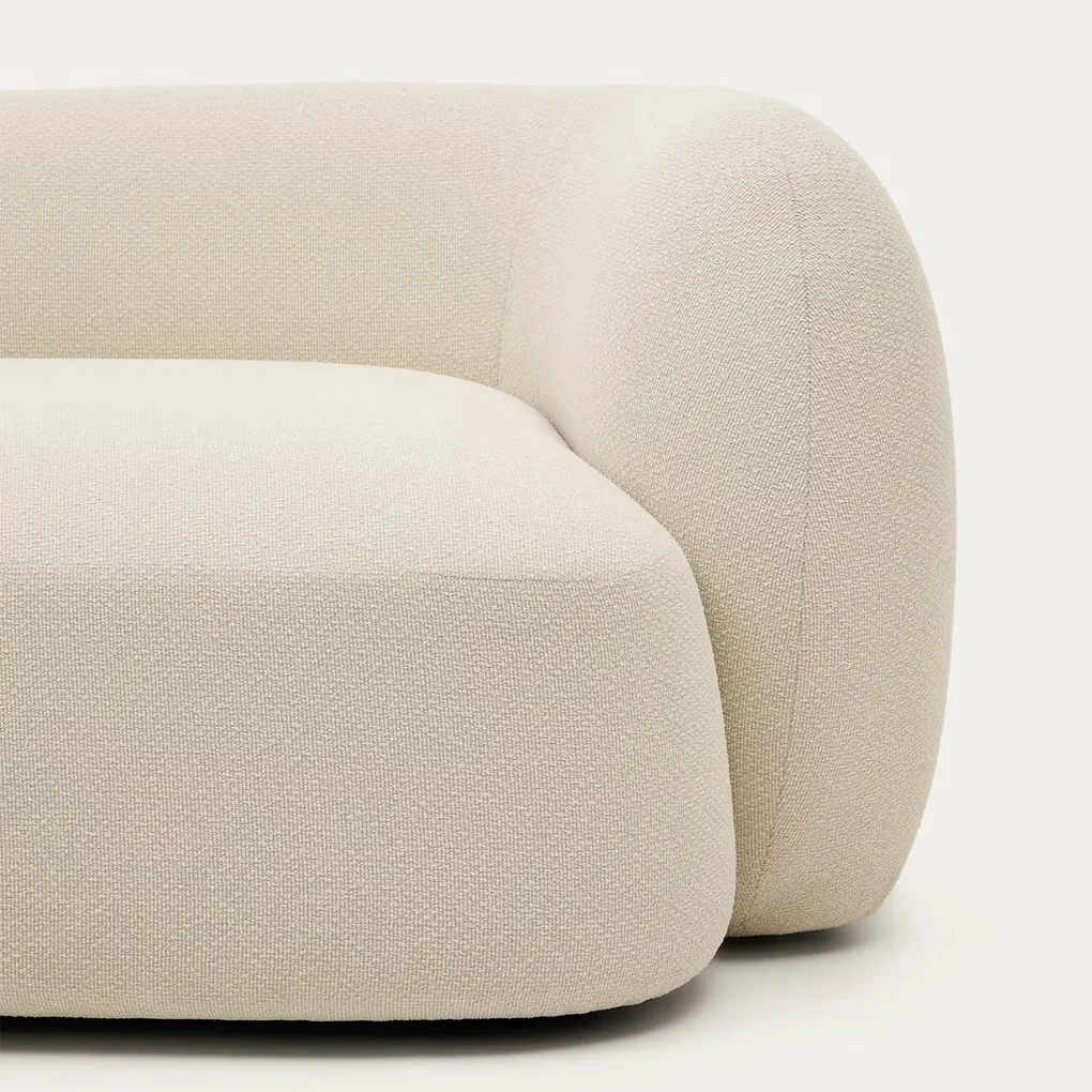 Kave Home Martina Hoekbank Ecru Organisch Design 230 Cm CL Links