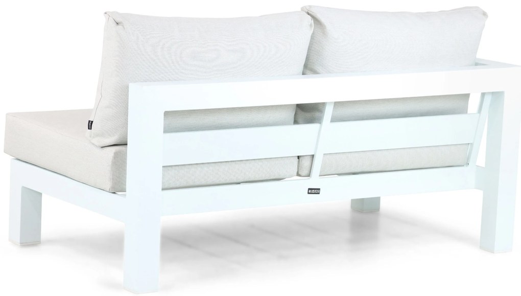Hoek loungeset 5 personen Aluminium Wit Lifestyle Garden Furniture Luca