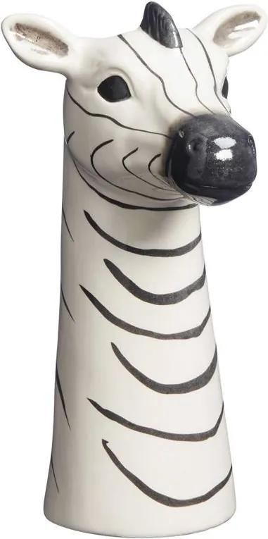 Bloempot Zebrapaard Zwart Wit