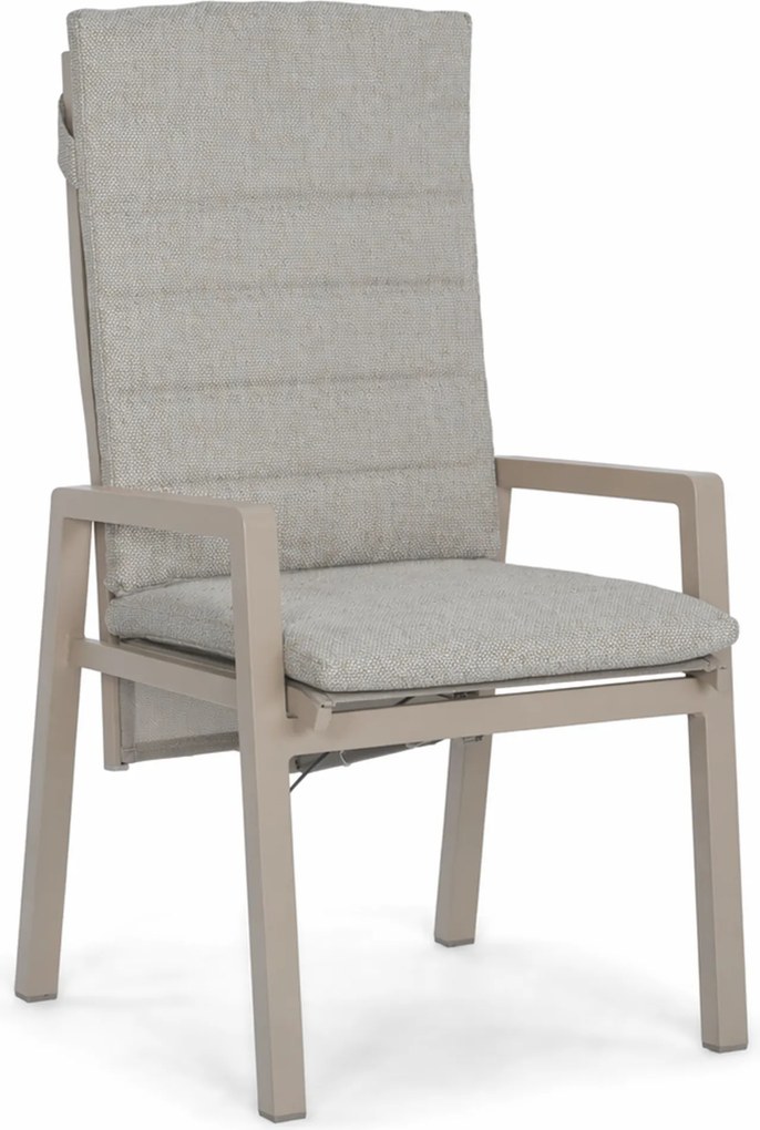 Tuinset 4 personen 909 cm Aluminium Zand/Beige Lifestyle Garden Furniture Vivaro/Creta