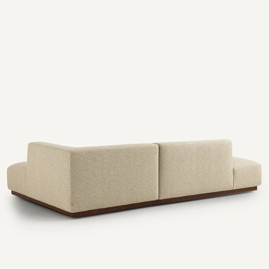 Rechtse hoekbank XL bouclé stof, Jacopo