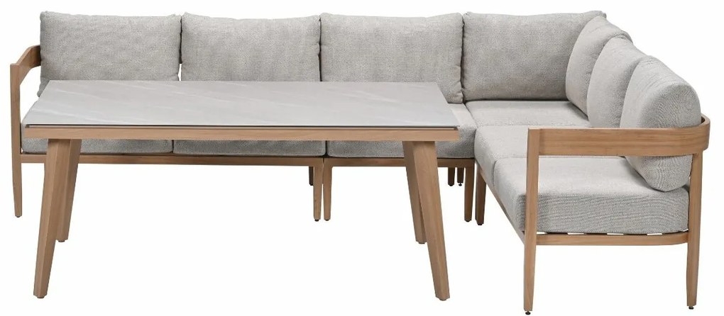 Garden Impressions San Mauro lounge dining set 5-delig - napoli sand