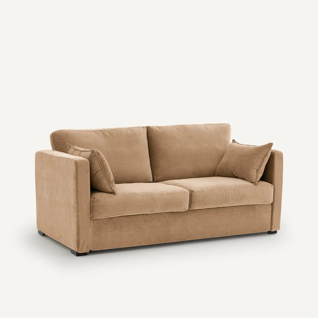 3-zits bank, omvormbaar, stonewashed fluweel, NEO KINKAJOU