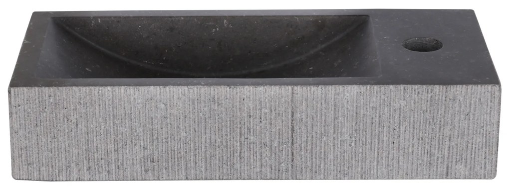 Differnz Ribble fontein 38x18x8cm natuursteen bombai black