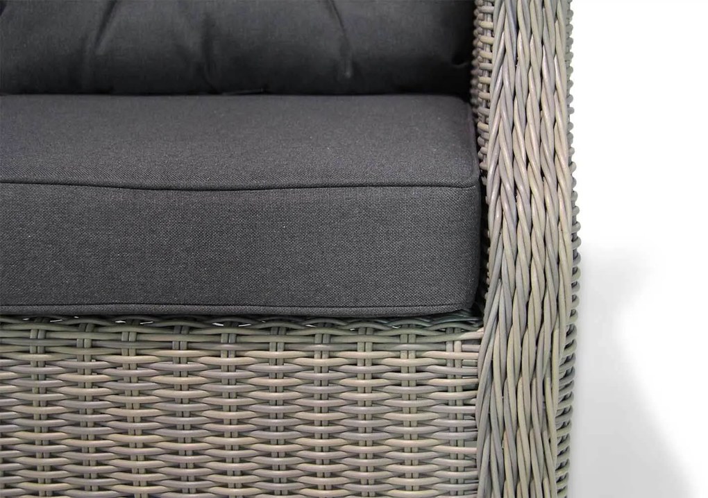 Hoek loungeset 5 personen Wicker Taupe  Garden Collections Chicago