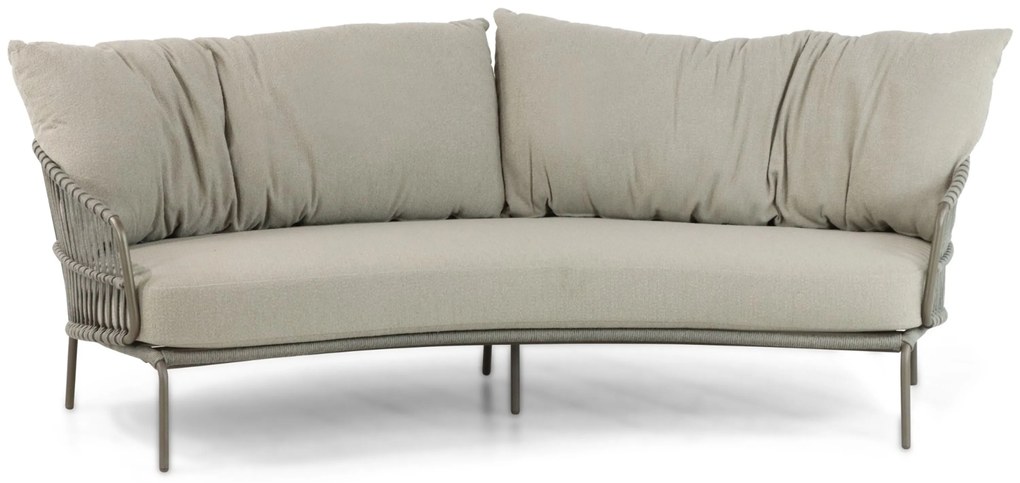 Stoel en Bank Loungeset 5 personen Aluminium/rope Taupe  4 Seasons Outdoor Capalbio/Riah