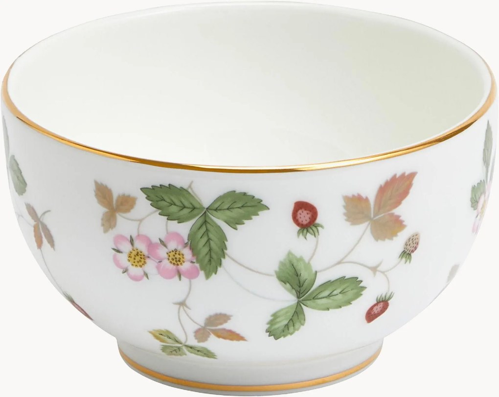 Fine Bone China snackkom Wild Strawberry