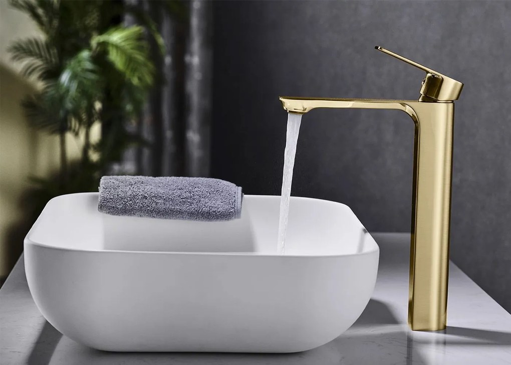 Wastafelkraan Rea Urban Gold High