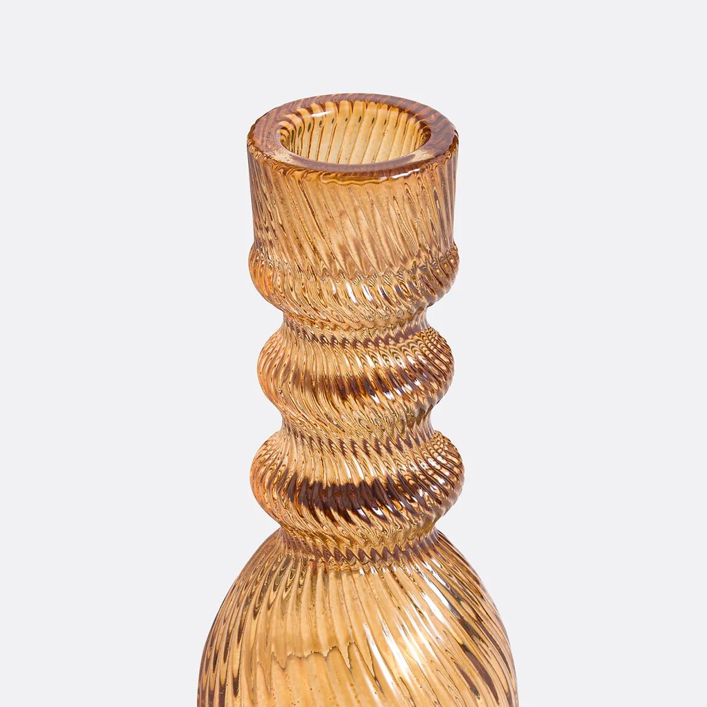 Kandelaar in glas H11 cm, Carsa