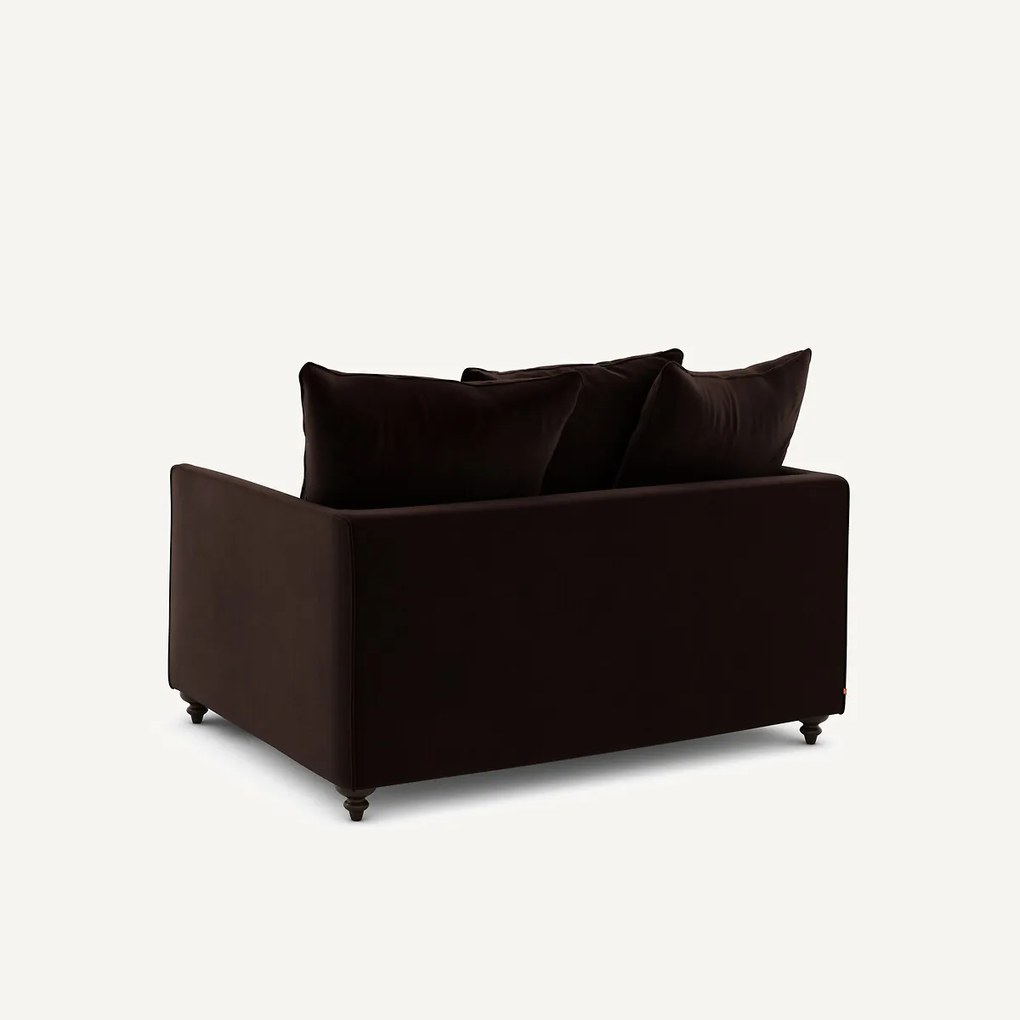 2-zits omvormbare bank van fluweel, Lazare