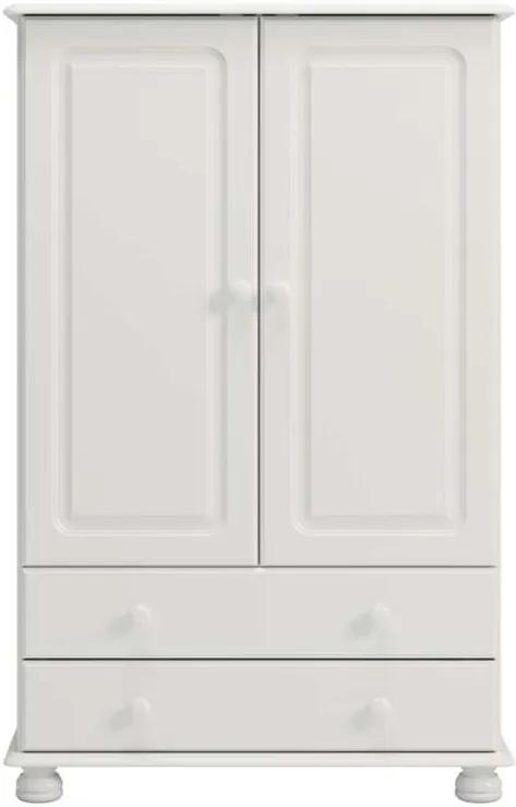 Kledingkast Richmond 2-deurs - wit - 137,2x88,2x46,8 cm - Leen Bakker