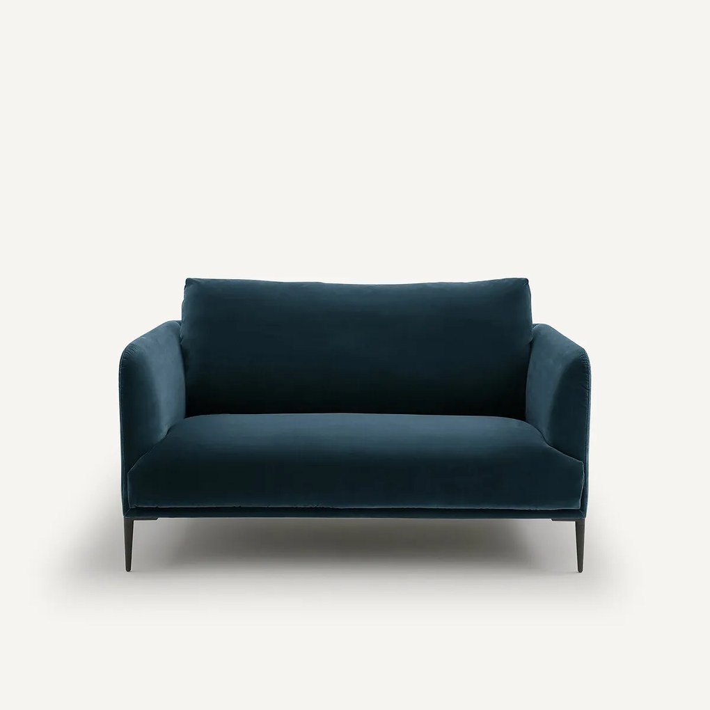 Fluwelen 2-zitsbank, Oscar-design E. Gallina