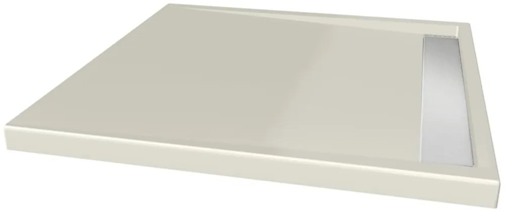 Xenz Easy-Tray douchebak 90x80x5cm pergamon