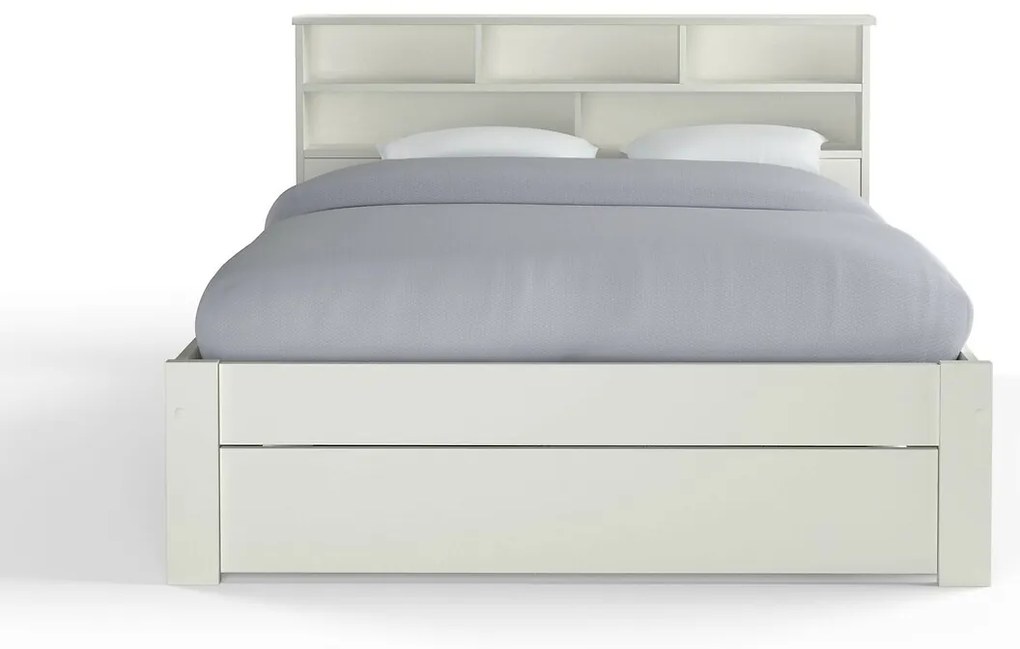 Bed van massief grenen en MDF, met Nikko lattenbodem