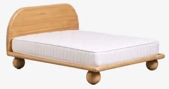 Bicheno Mangohouten Bed Mangohout & 200 X 200 Cm & 200 X 200 Cm - Araneiz - Sklum