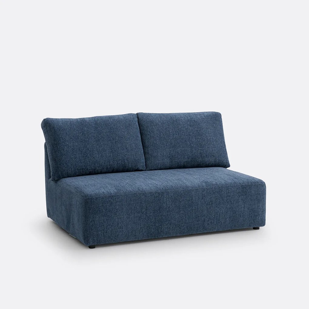 Modulaire 2-zitsbank Monica in gemêleerd chenille