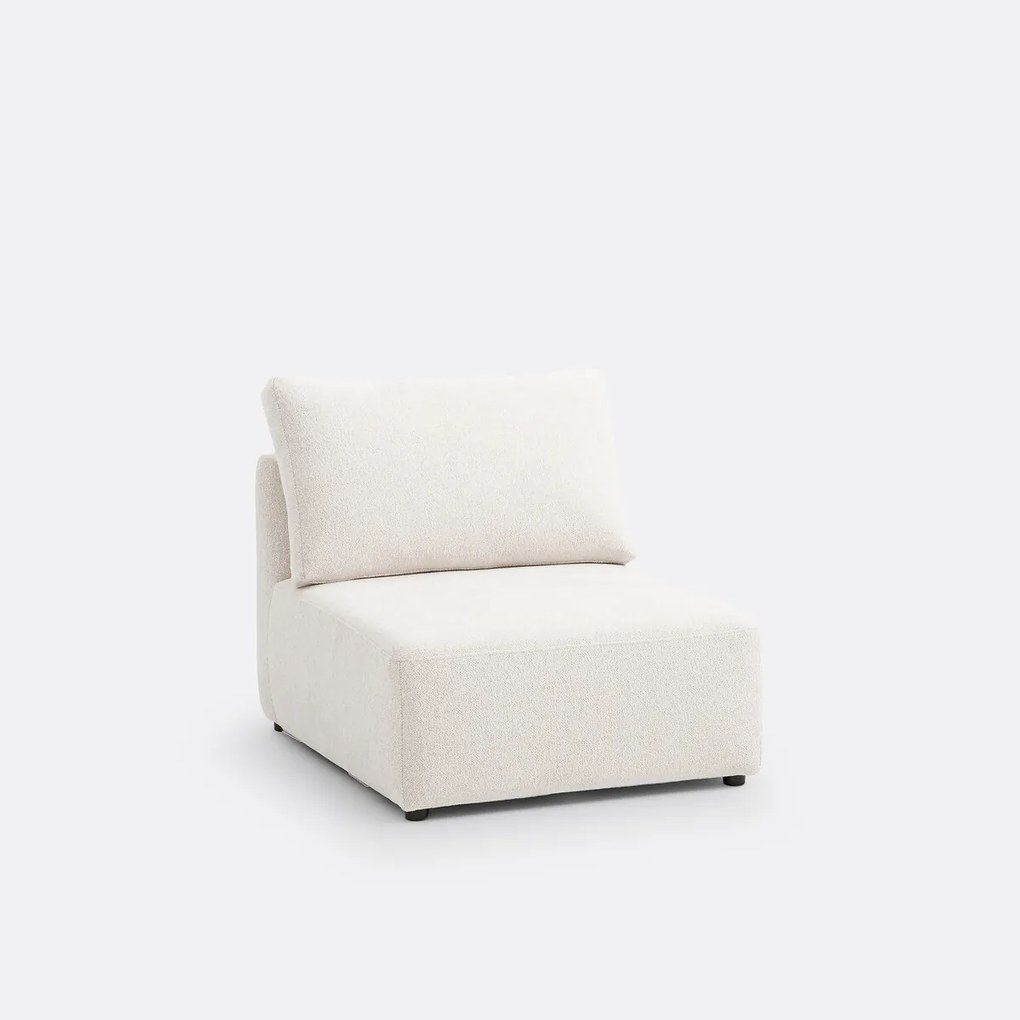 Modulaire fauteuil, gemêleerd chenille, Monica