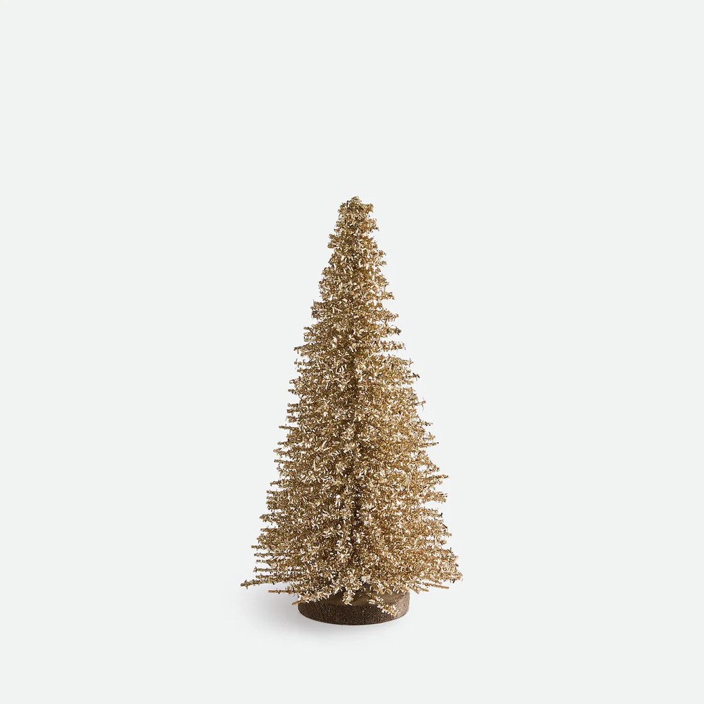 Decoratieve kerstboom met glitters, hoogte 30 cm, CASPAR