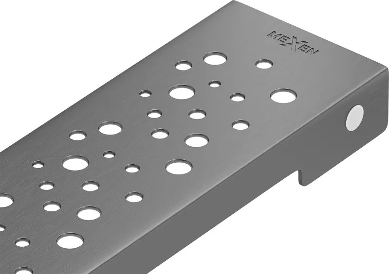 Mexen Flat M12 afdekplaat voor douchegoot 100 cm, gepolijst geweergrijs - 1E21100