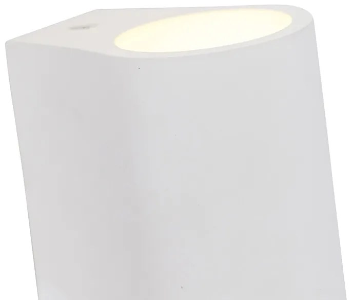 Moderne wandlamp wit met lichteffect - Tubo