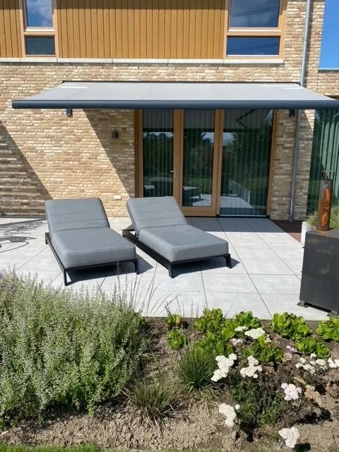 Mexico ligbed 200x85 cm. - Sunbrella/Light grey