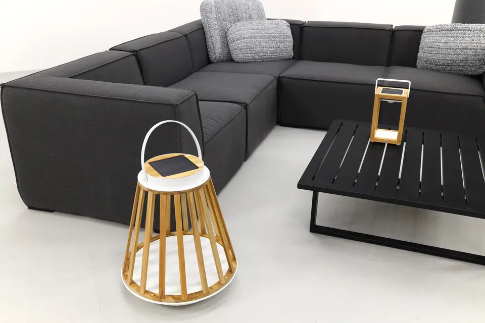 Liberty/Cuba Sunbrella loungeset - Sooty - 6-delig OP=OP