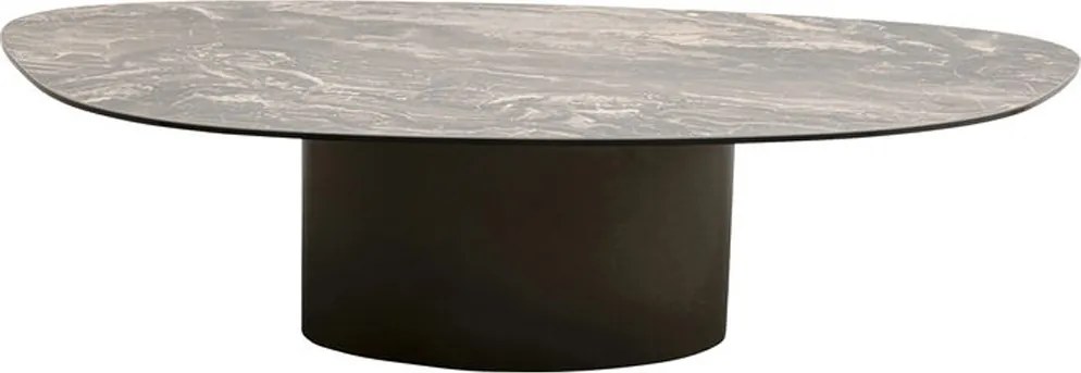 Organische Salontafel Keramiek - 150 X 86cm.