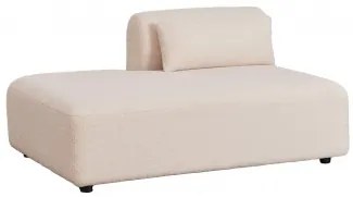 Linker Divan Voor Modulaire Bank Fogler Corduroy Beige – Linnen - Sklum