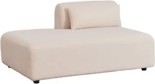 Linker Divanmodule Voor Modulaire Bank Fogler Corduroy Linnen Beige - Sklum
