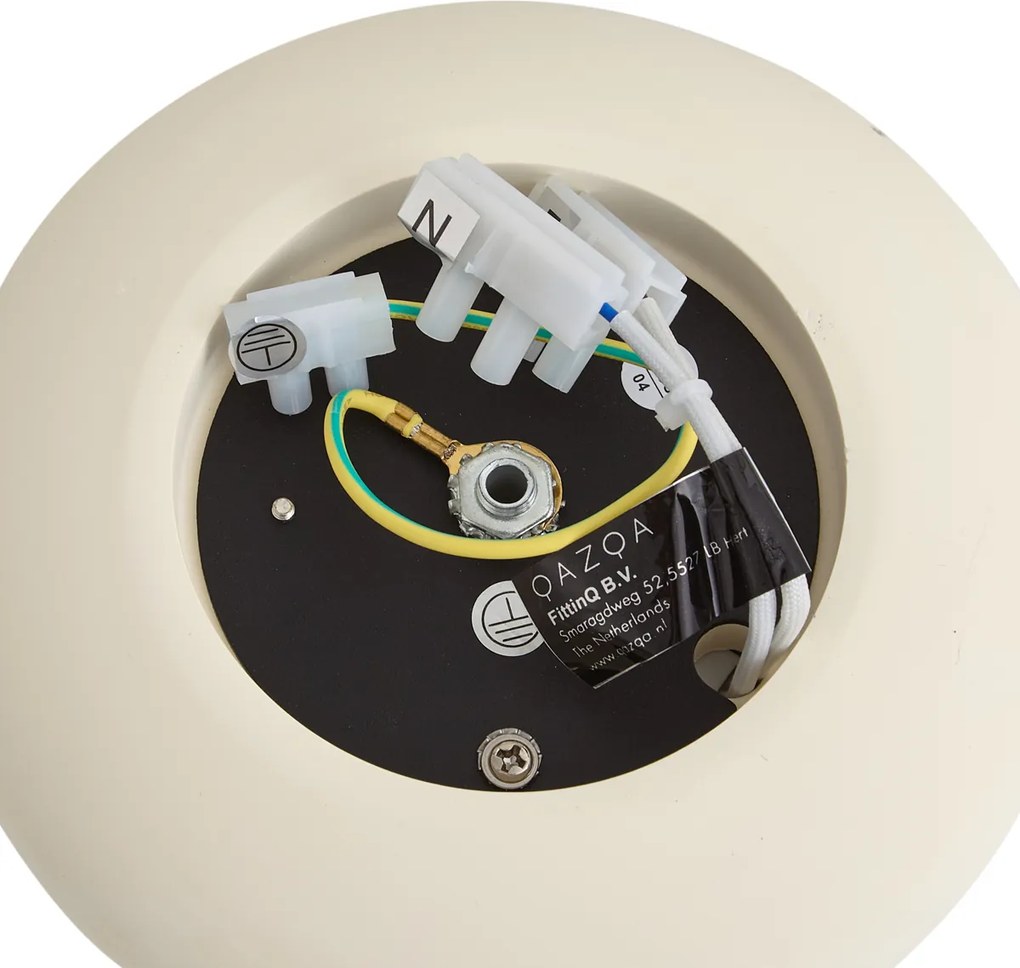 Moderne plafondlamp beige rond - Concerto